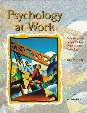 Cover for Psychology at work