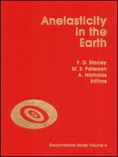 Cover for Anelasticity in the earth