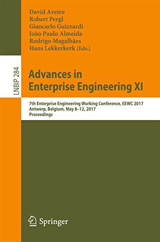 Cover for Advances in Enterprise Engineering XI