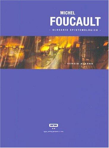 Cover for Michel Foucault- Glosario Epistemologico