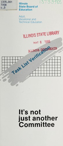 Cover for Task list verifiction