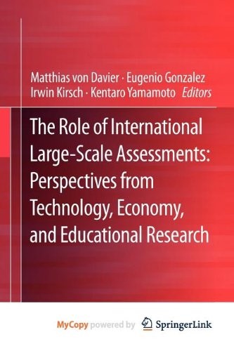 Cover for The Role of International Large-Scale Assessments