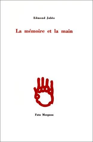 Cover for La Mémoire et la main