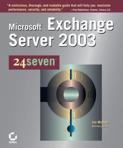Cover for Microsoft Exchange server 2003