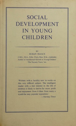 Cover for Social Development in Young Children
