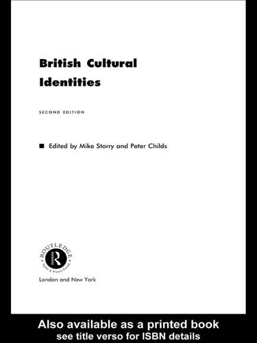 Cover for British Cultural Identities
