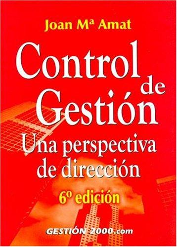 Cover for Control de Gestion / Management