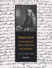 Cover for Mattia Preti Documenti