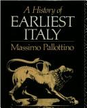Cover for A history of earliest Italy