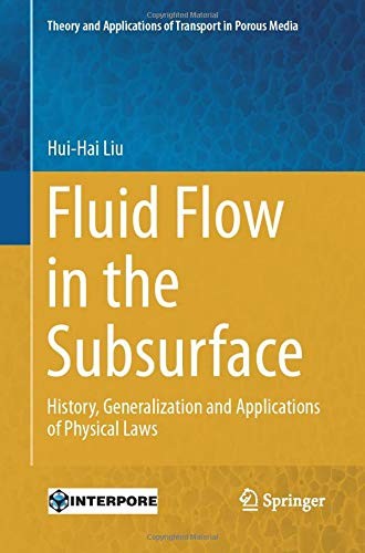 Cover for Fluid Flow in the Subsurface