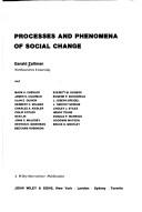 Cover for Processes and phenomena of social change