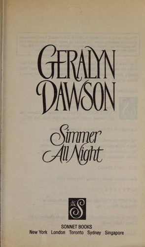 Cover for Simmer all night