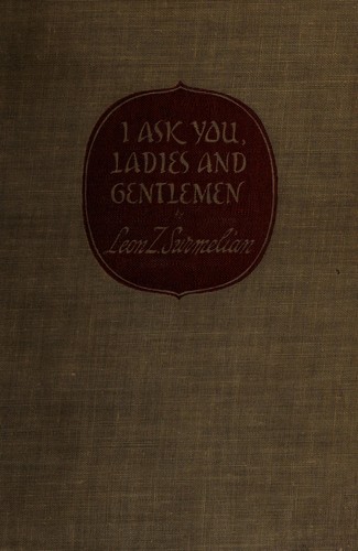 Cover for I ask you, ladies and gentlemen