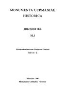 Cover for Wortkonkordanz zum Decretum Gratiani