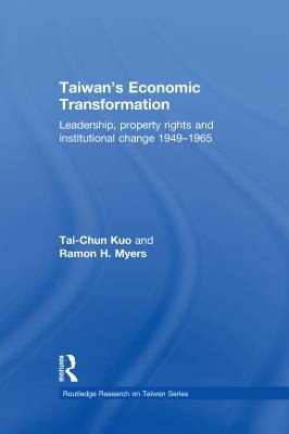 Cover for Taiwan's Economic Transformation