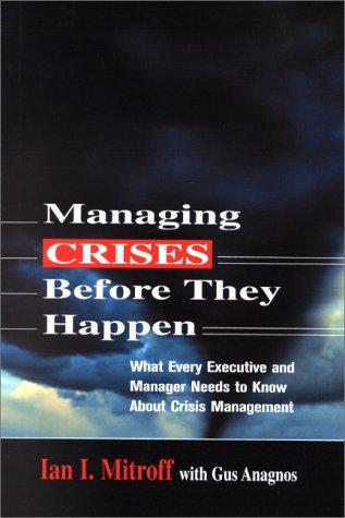 Cover for Managing Crises Before They Happen