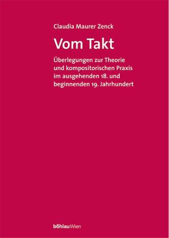 Cover for Vom Takt