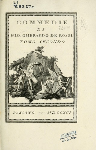 Cover for Commedie