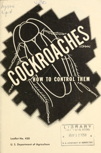 Cover for Cockroaches