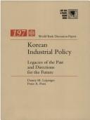 Cover for Korean industrial policy