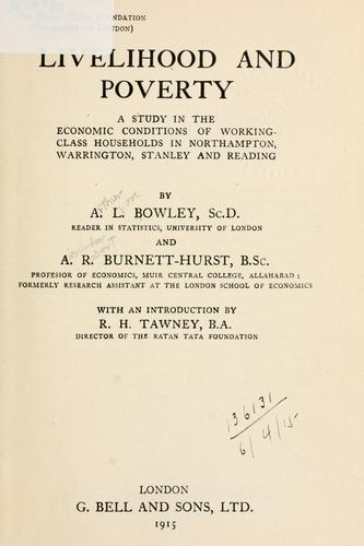 Cover for Livelihood and poverty