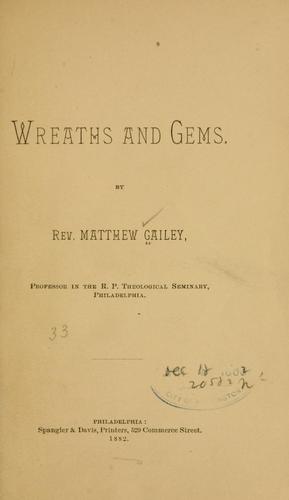 Cover for Wreaths and gems