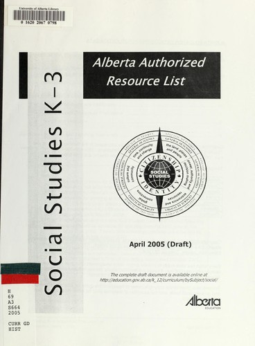 Cover for Social Studies K-3