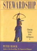 Cover for Stewardship : choosing service over self-interest / Peter Block.