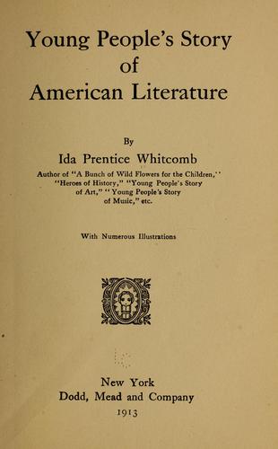 Cover for Young people's story of American literature