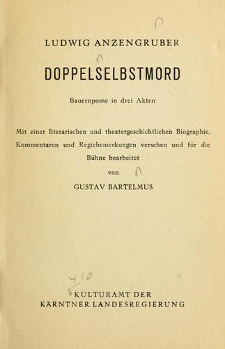 Cover for Doppelselbstmord