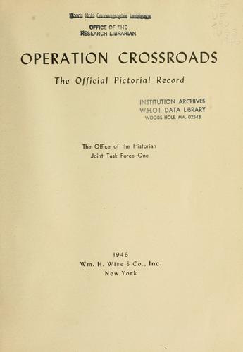 Cover for Operation Crossroads