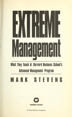 Cover for Extreme management