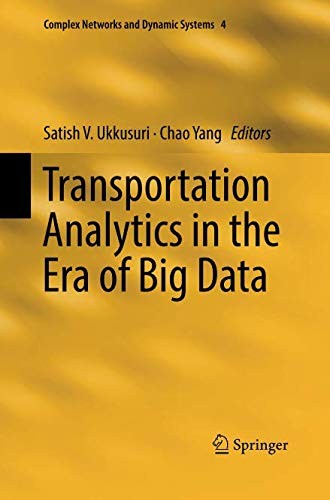 Cover for Transportation Analytics in the Era of Big Data