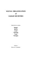 Cover for Social organization of Sabah societies