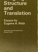 Cover for Language structure and translation