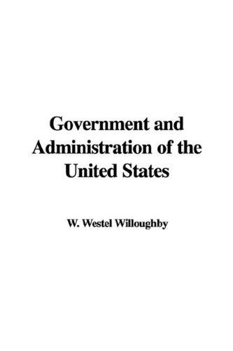 Cover for Government and Administration of the United States