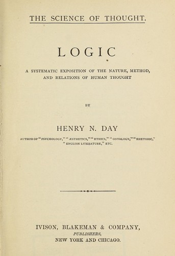 Cover for The science of thought
