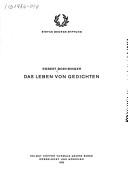 Cover for Das Leben von Gedichten