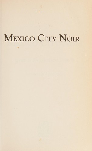 Cover for Mexico City noir