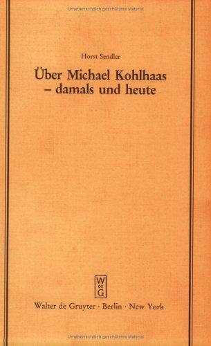 Cover for Uber Michael Kohlhaas