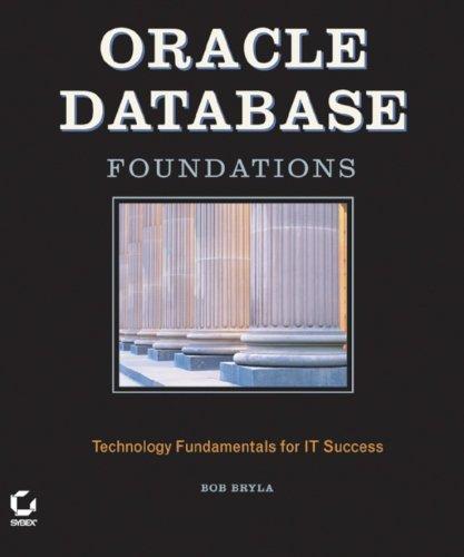 Cover for Oracle database foundations