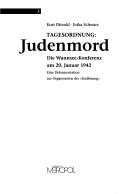 Cover for Tagesordnung, Judenmord : die Wannsee-Konferenz am 20. Januar 1942