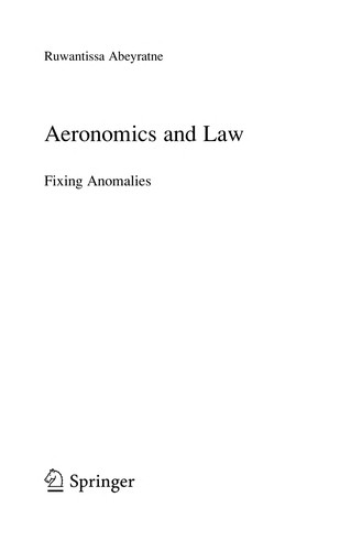 Cover for Aeronomics and Law