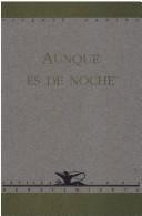 Cover for Aunque es de noche