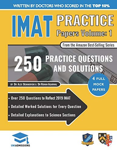 Cover for IMAT Practice Papers Volume One