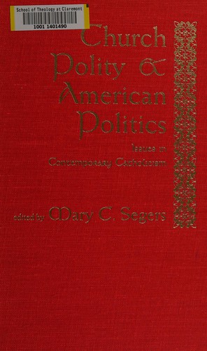 Cover for Church polity and American politics