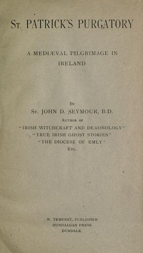 Cover for Saint Patrick's purgatory