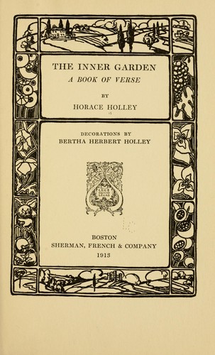 Cover for The inner garden