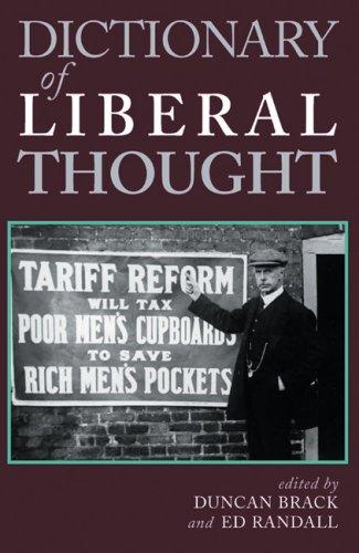 Cover for Dictionary of Liberal Thought