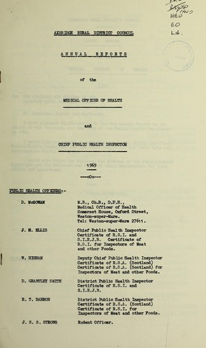Cover for [Report 1969]